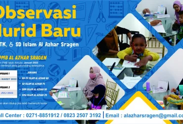 Serunya Observasi bersama Calon Murid Baru KB TK dan SD Islam Al Azhar Sragen