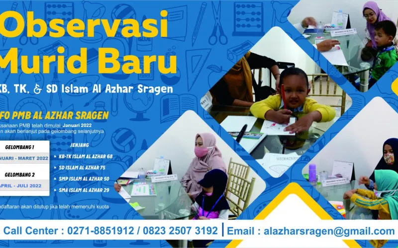 Berita Serunya Observasi bersama Calon Murid Baru KB, TK, dan SD Islam Al Azhar Sragen 1 ~blog/2022/3/29/observasi_22_23