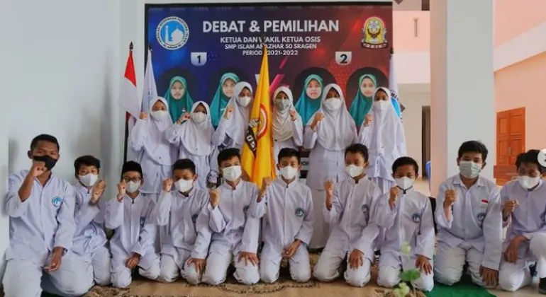 Debat dan Pemilihan Ketua dan Wakil Ketua OSIS SMP Islam Al Azhar 50 Sragen Masa Bakti 2021/2022